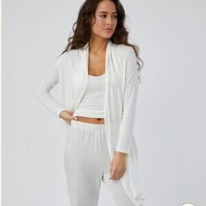 NWT Wheat Women's Atlanta Long Sleeve Draped Open Front Cardigan Wrap Size XS/S